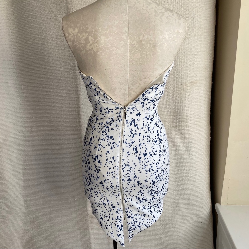 Revolve S Backstage Print Strapless Bodycon Dress - Picture 5 of 9
